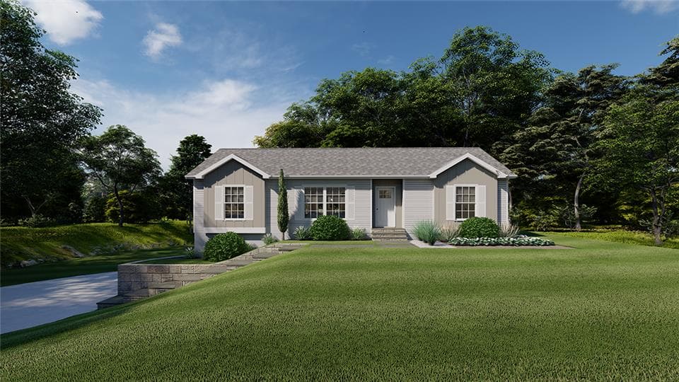 Legrand ranch 1392 hero, elevation, and exterior home features