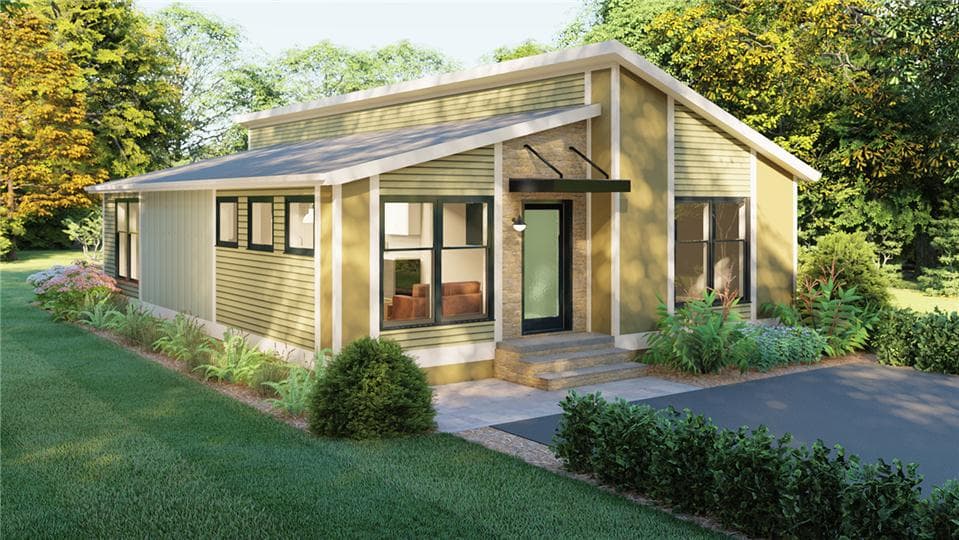 Avante ranch 30' hero, elevation, and exterior home features