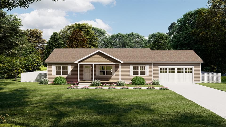 Emoryville hero, elevation, and exterior home features