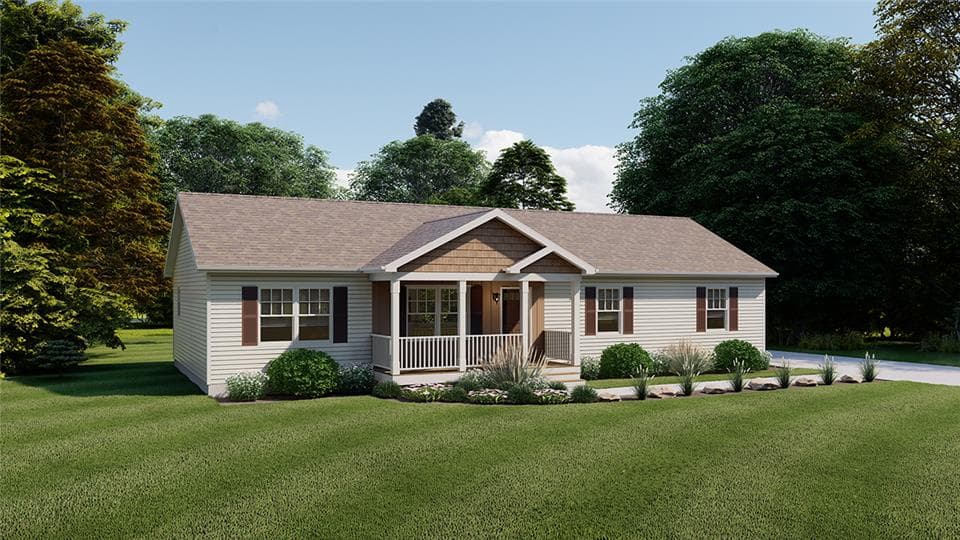 Erwin hero, elevation, and exterior home features