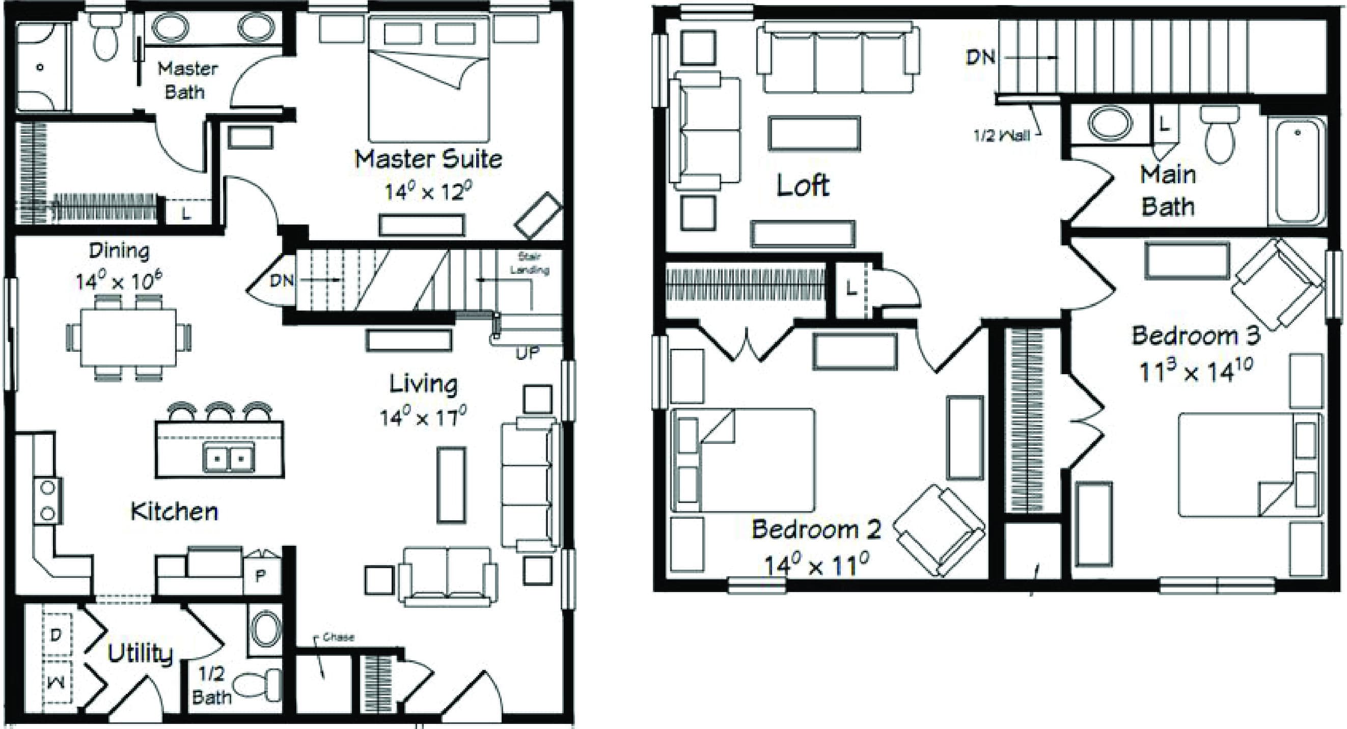 Sinclair floor plan home features