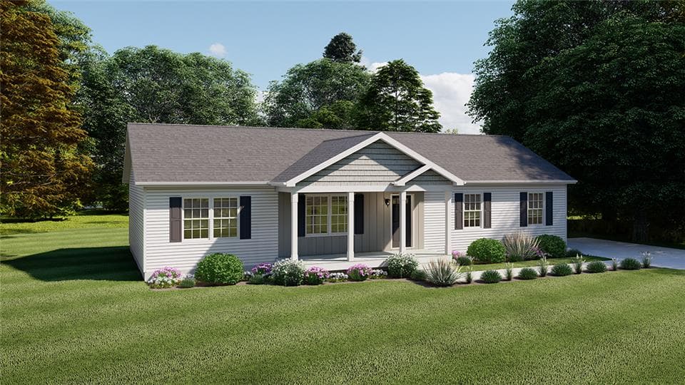 Easy street elevation and exterior home features