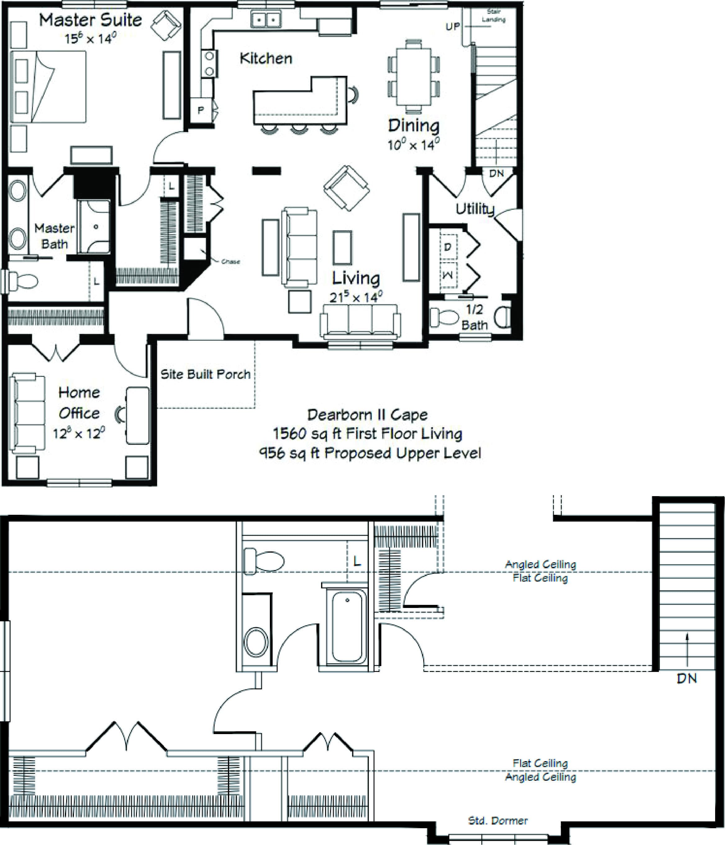 Dearborn ii floor plan home features