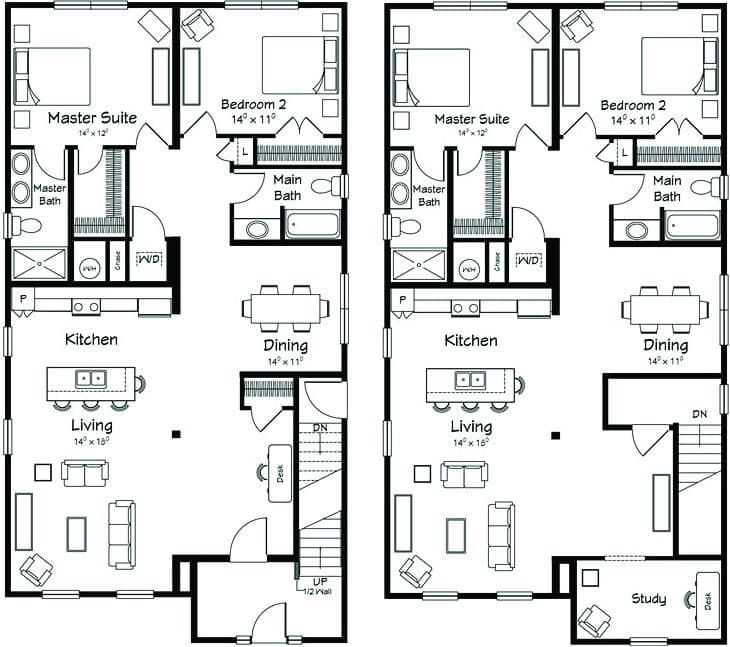 Fitchberg floor plan home features