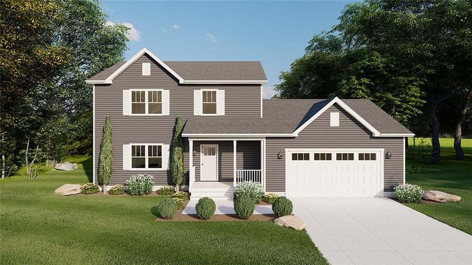 Optima hero, elevation, and exterior home features