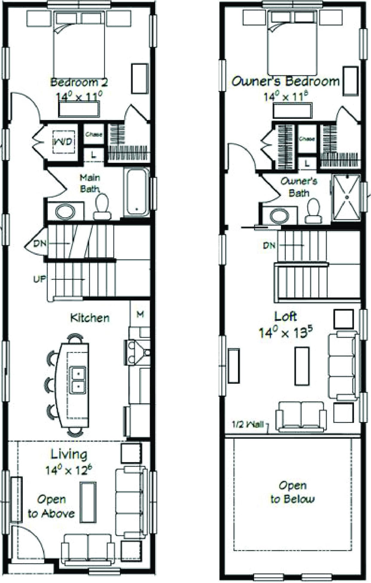 Argos two story floor plan home features