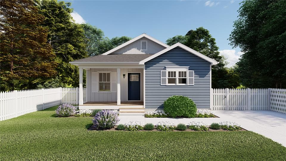 Malvern hero, elevation, and exterior home features