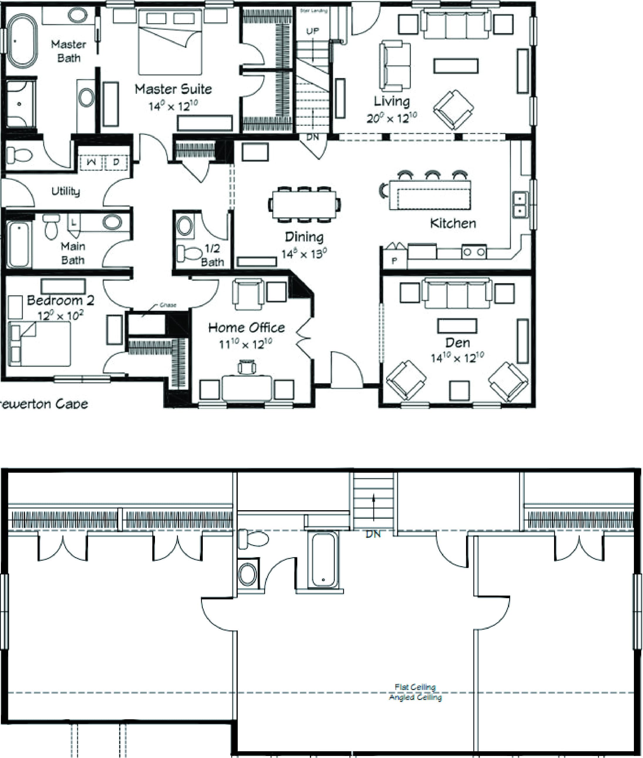 Brewerton floor plan home features