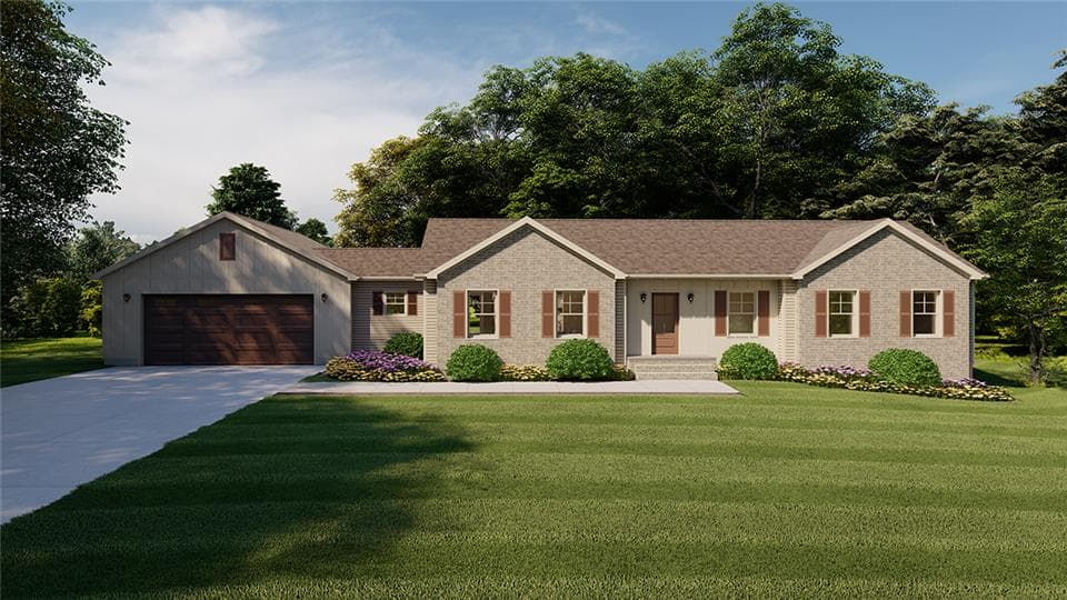 Legrand ranch 1685 hero, elevation, and exterior home features