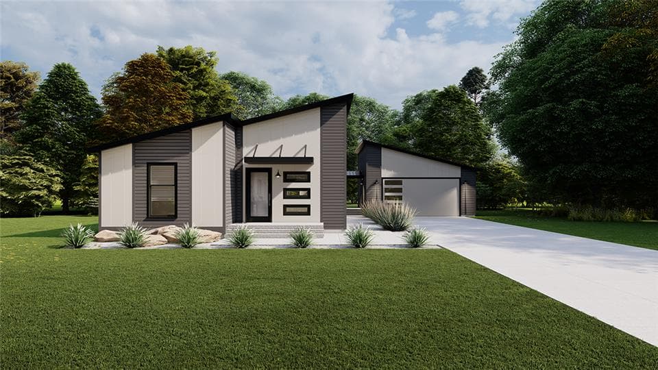 Artemis ranch hero, elevation, and kitchen home features